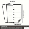 Magnetic Dry Erase Board Set for Refrigerator