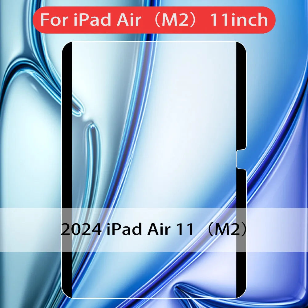 Magnetic paper-feel screen protector for the 2024 iPad Air 11 (M2) model.