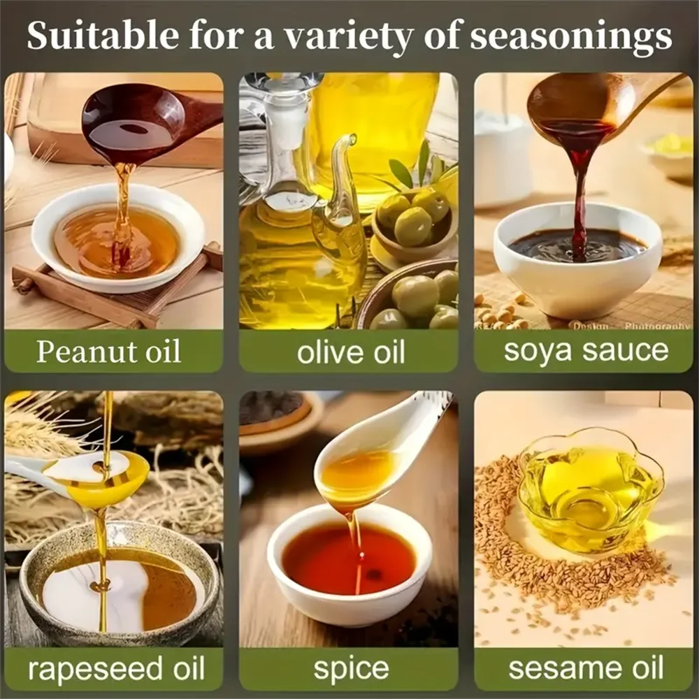 A collection of various oils and sauces including peanut oil, olive oil, soya sauce, rapeseed oil, spice, and sesame oil disp