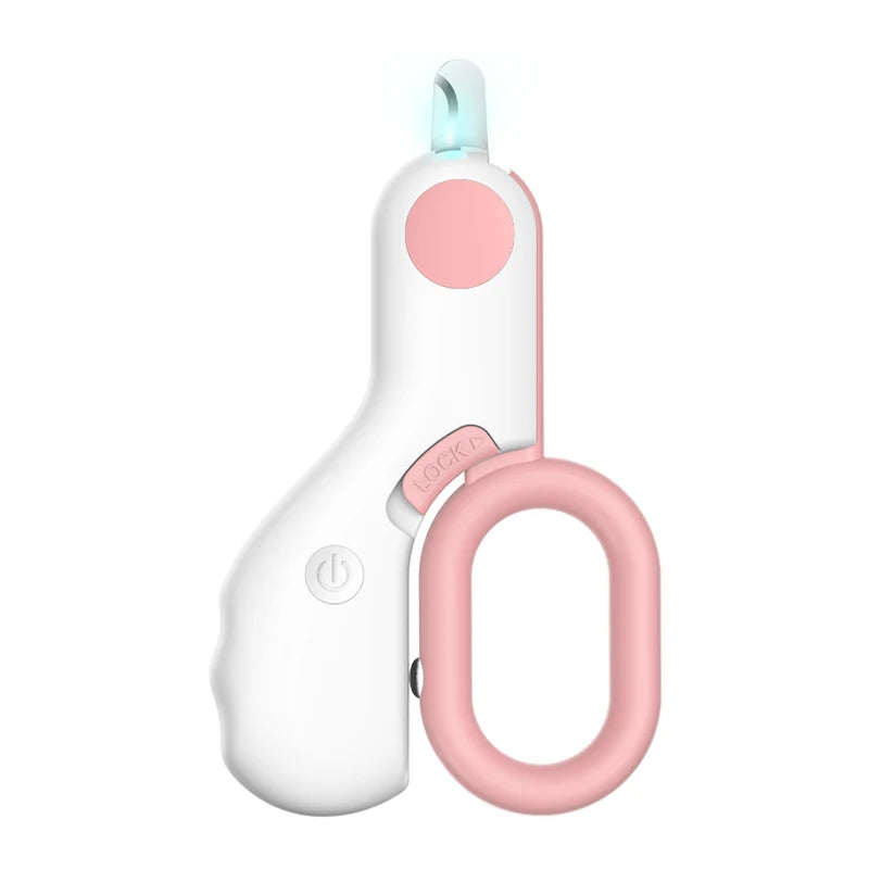LED Pet Nail Trimmer with Safety Lock