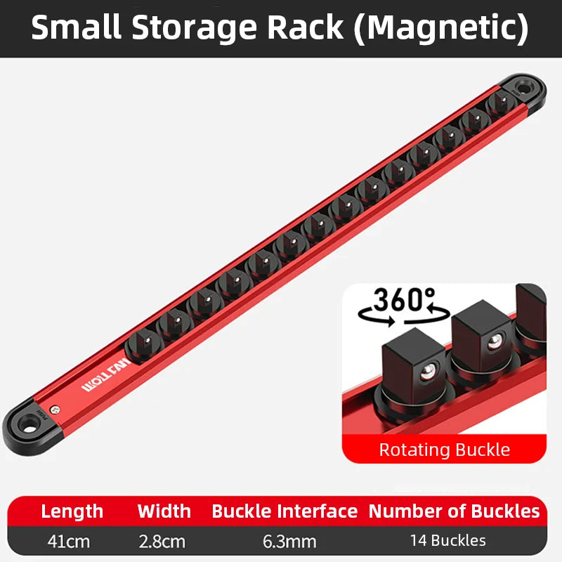 Magnetic Socket Organizer Rail