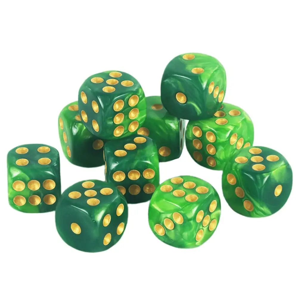 Translucent Colored Acrylic Dice Set for Tabletop Games