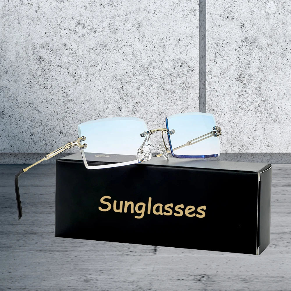 Vintage Metal Frame Sunglasses