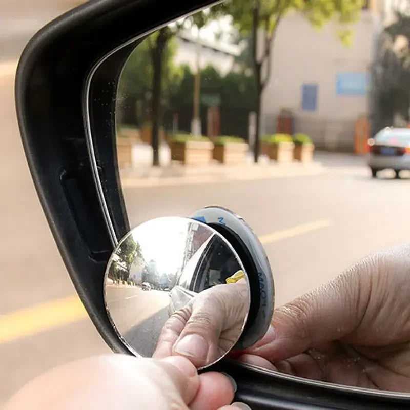 360° Adjustable Car Blind Spot Mirror – Wide Angle Convex Rear View Mirror