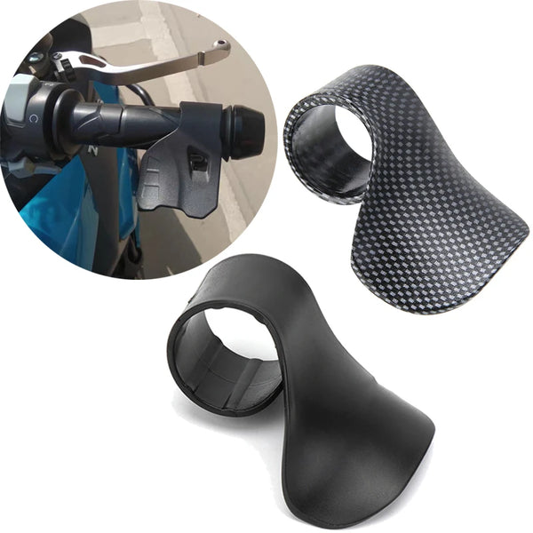 Black silicone grip for motorcycle throttle assist cruise control