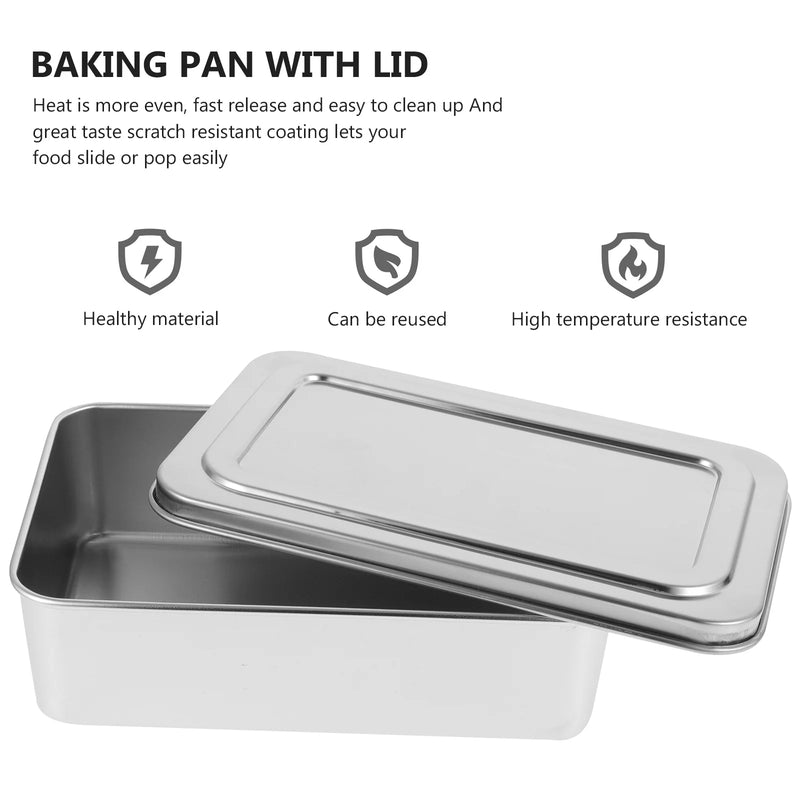 Stainless Steel Baking Pan with Lid