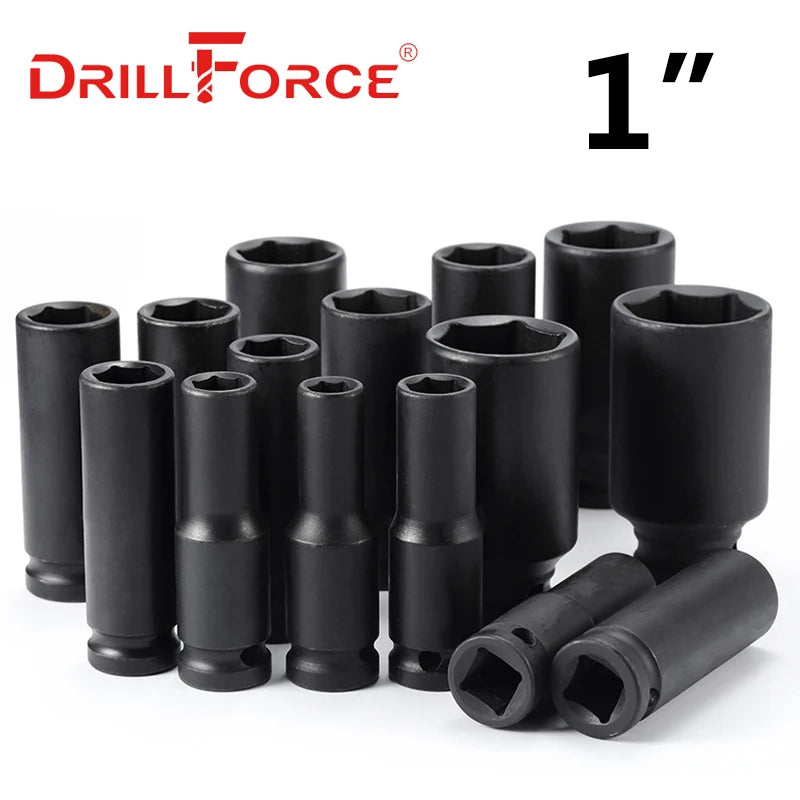 Heavy-Duty Impact Wrench Socket Set for Deep Reach Applications