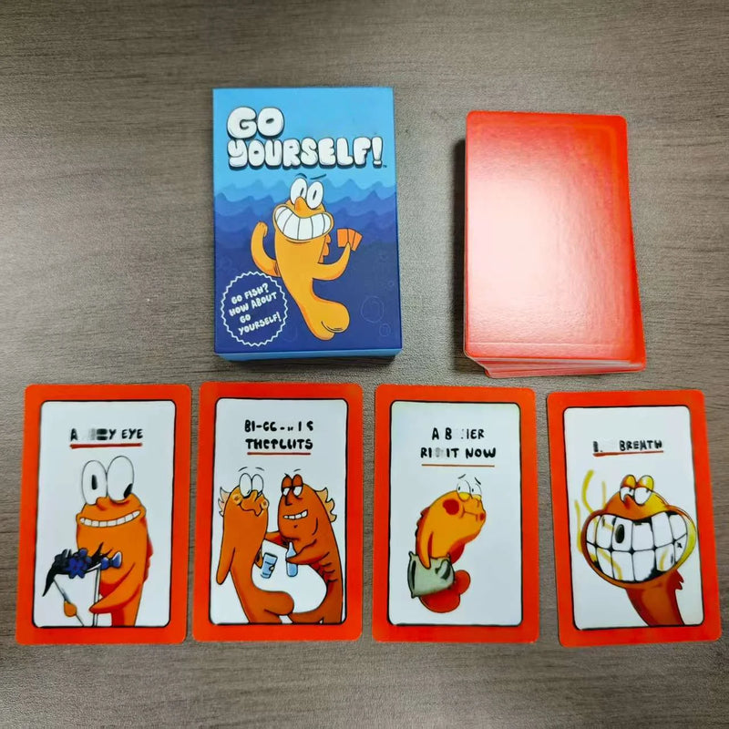 Fun Fish Card Solitaire Party Game