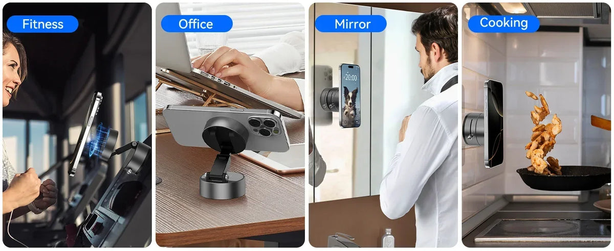 Magnetic Retractable Car Phone Mount