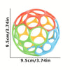 Cutout Design Sensory Grip Ball for Baby Development