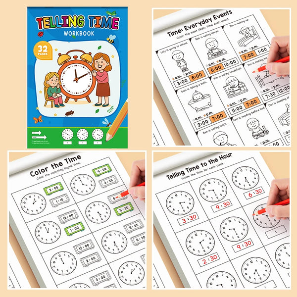 Cuaderno de trabajo para aprendizaje infantil para educación temprana