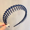 Elegant Solid Color Wave Hairbands