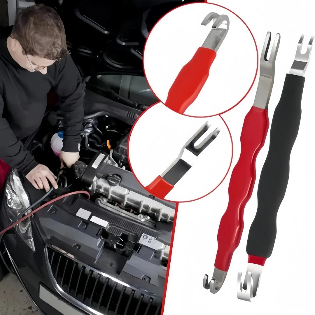 Universal Electrical Connector Disconnect Pliers with Dual-Head Design