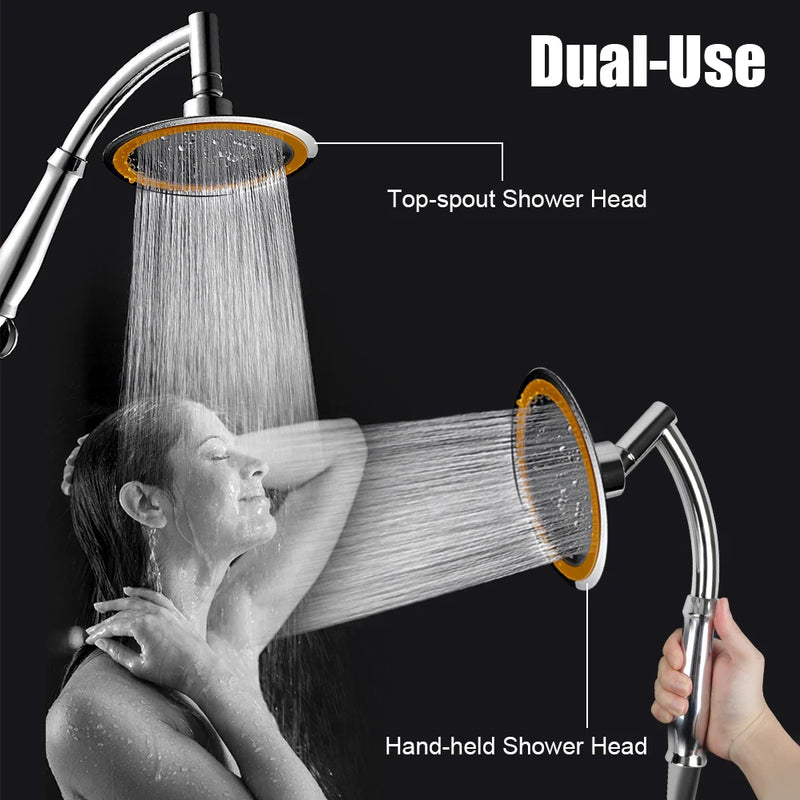 6-Inch Dual-Mode Rainfall Shower Head