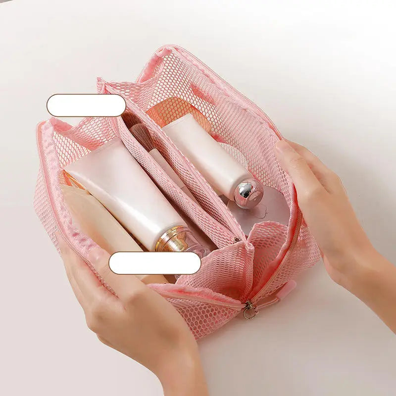 Compact Travel Cosmetic Organizer Bag