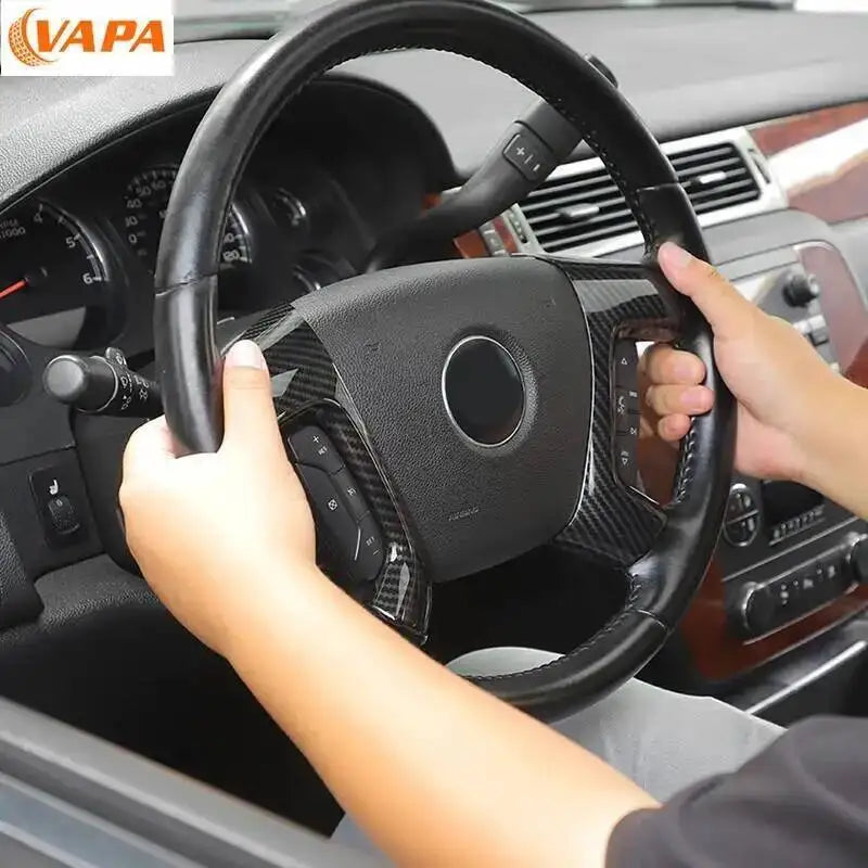 Car Steering Wheel Trim Cover for Chevrolet Suburban, Tahoe, Avalanche & GMC Sierra (2007-2013)