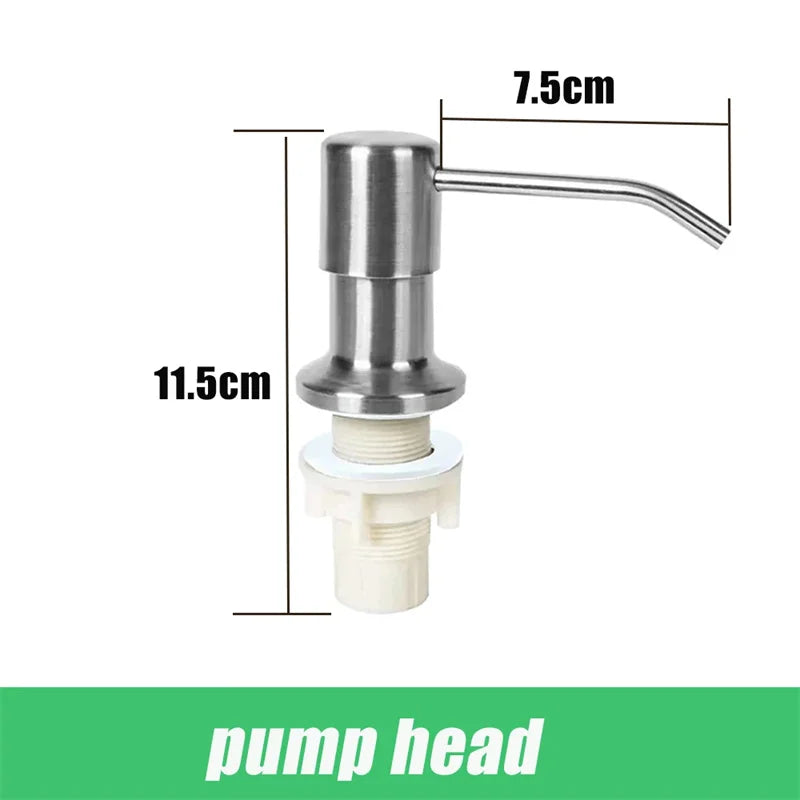 Stainless Steel Kitchen Soap Dispenser with Pump