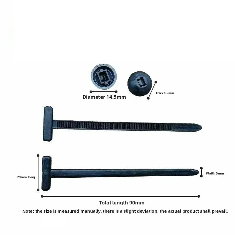 Reusable Nylon Cable Ties with Self-Locking Buckle