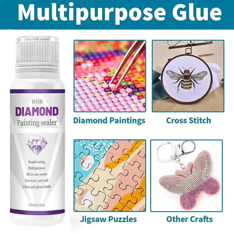 Diamond Painting Sealer with Glossy Finish