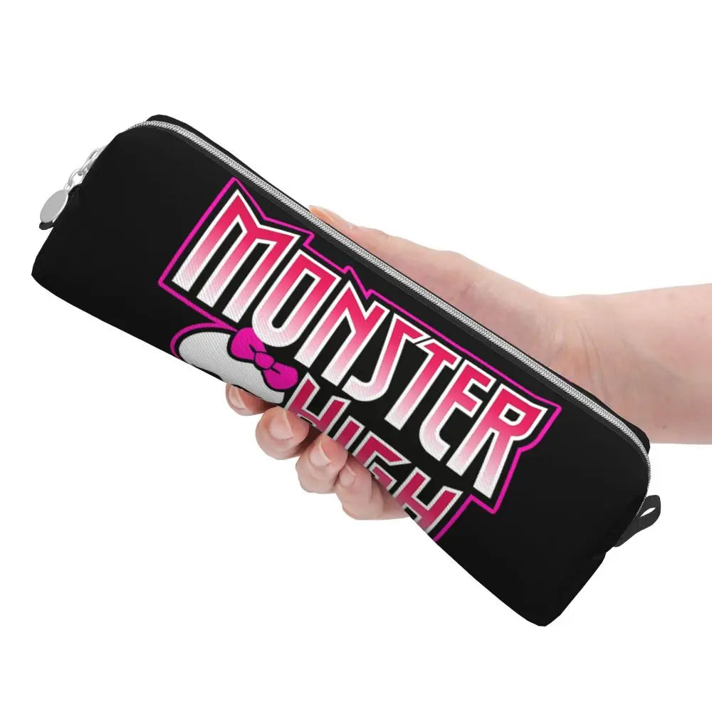 Monster High Pink Pattern Pencil Case