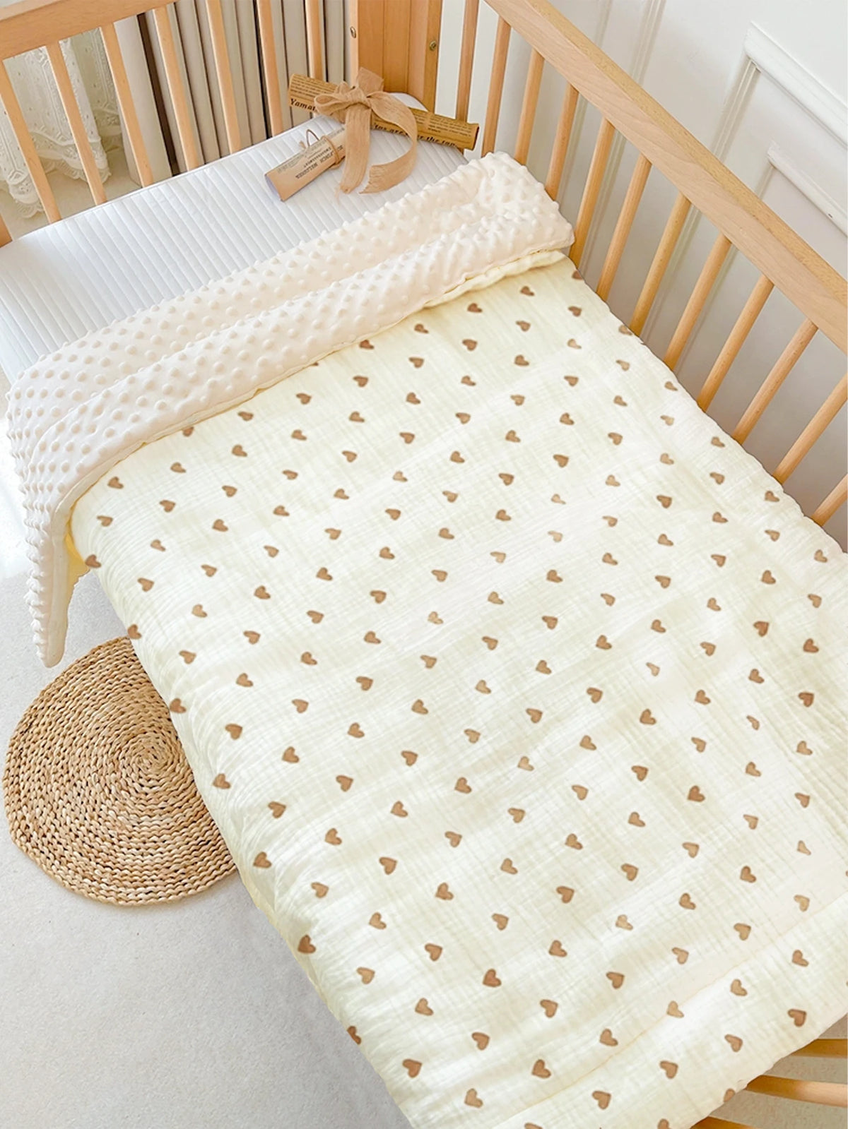 Baby Beanie Blanket – Cozy 3D Fleece Hat and Blanket for Infants and Toddlers