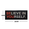 Inspirational Embroidered Patches Backpack