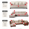 Stretch Sofa Cover with Non-Slip Backing