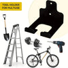 Heavy-Duty Wall-Mounted Trimmer & Tool Rack