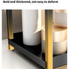 2-Tier Metal Desktop Organizer Rack for Cosmetics, Office Supplies & Bathroom Essentials