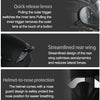 Modular Flip-Up Motorcycle Helmet with Removable Chin Guard