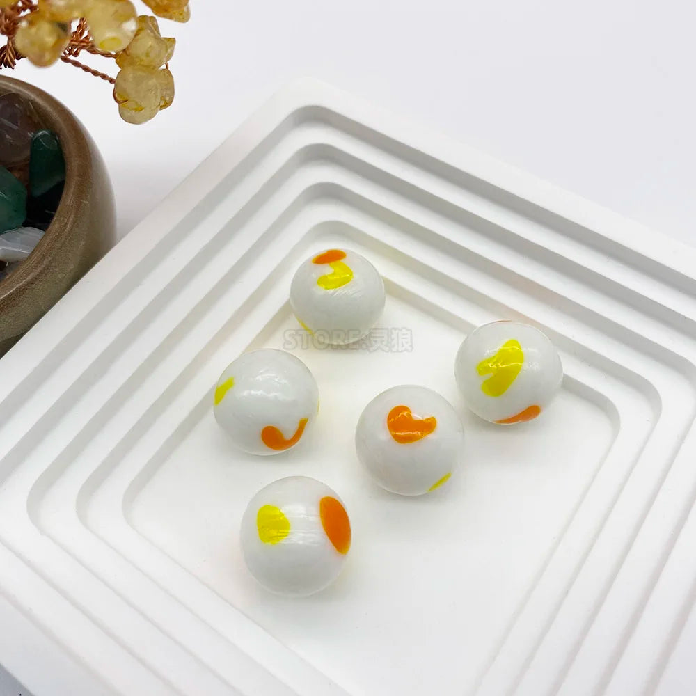 Handcrafted Glass Marbles Set for Games, Décor & Collecting