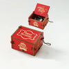 Hand-Cranked Wooden Music Box