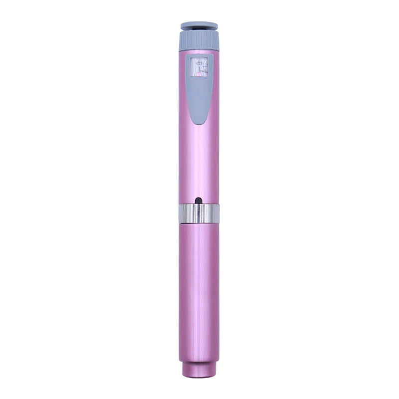 Reusable Metal Injection Pen - Adjustable Dosage 0-60 IU with Carrying Case