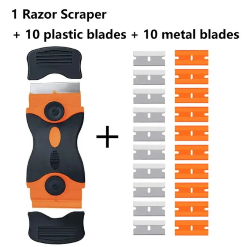 Multi-Purpose Razor Blade Scraper for Glass, Vinyl & Adhesive Removal