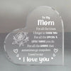"I Love You Mom" Acrylic Keepsake for Mother's Day