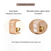 Walnut Wood Magnetic Door Chime