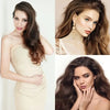 22-Inch Curly Wavy Clip-In Hair Extensions - 7 Piece Set