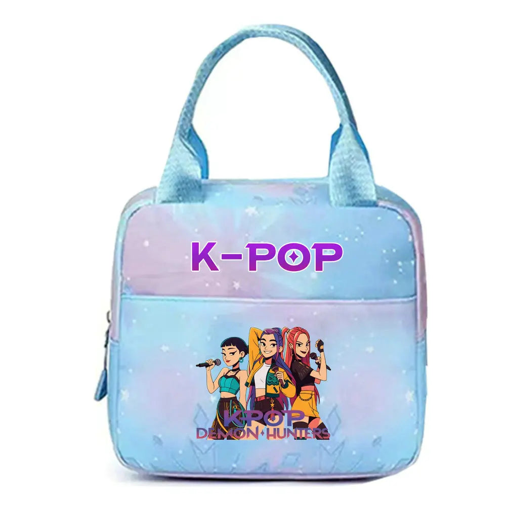 KPop Demon Hunters Insulated Lunch Bag with Shoulder Strap