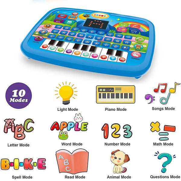 Kids' Learning Tablet & Electronic Keyboard