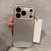 Slim Shockproof Hard Case for iPhone with Tempered Glass Lens Protector
