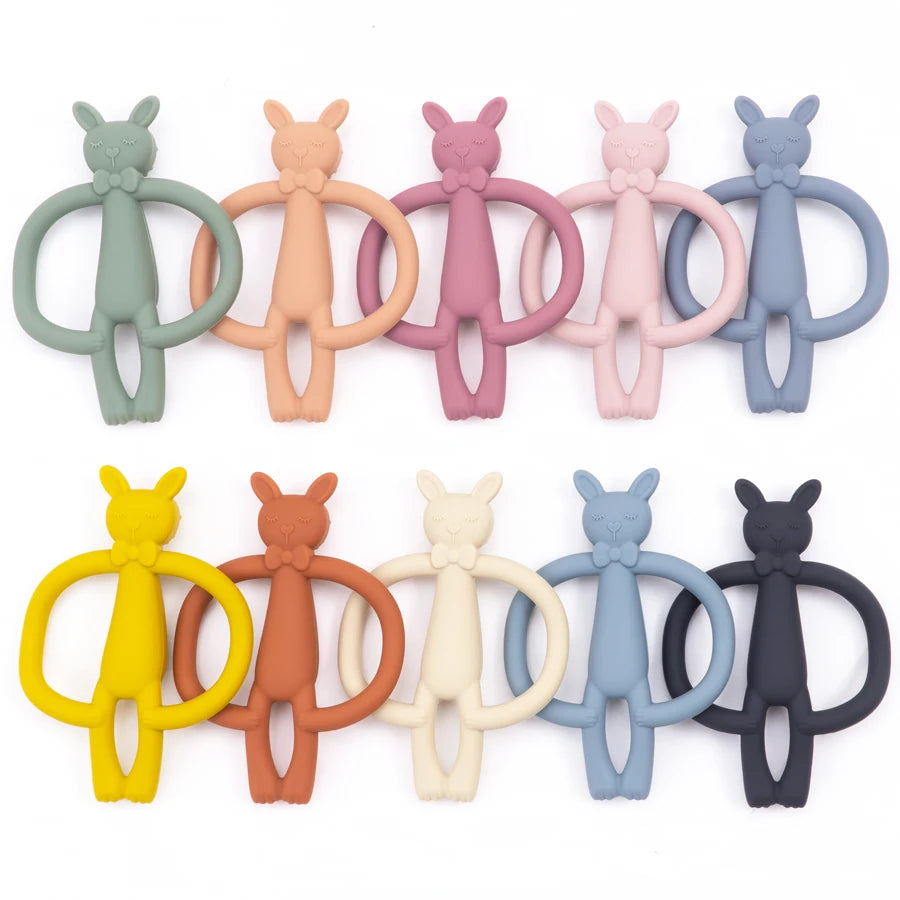 BPA-Free Silicone Baby Teether – Soothing Teething Relief for Infants