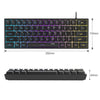 Compact 60% RGB Mechanical-Feel Keyboard