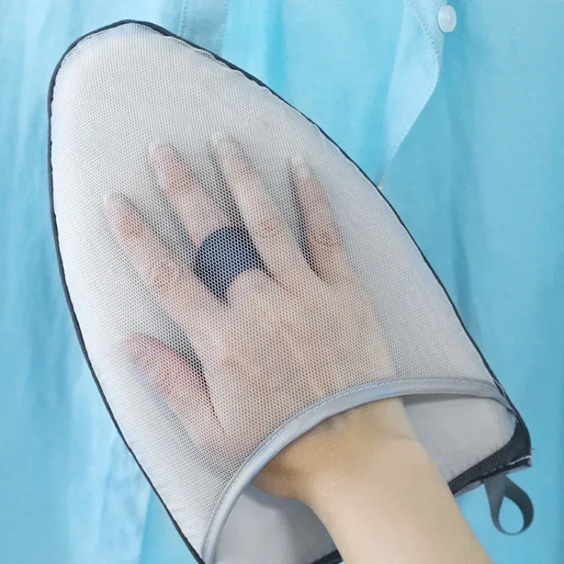 Portable Hand-Held Mini Ironing Pad with Heat-Resistant Glove