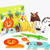 Wooden Animal Jigsaw Puzzles for Toddlers – Set of 6