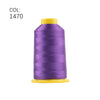 High-Tenacity Polyester Embroidery Thread (120D/2, 40wt) for Home & Industrial Machines