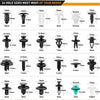 Universal Auto Trim Clip Assortment Kit – Plastic Push Rivets & Fasteners