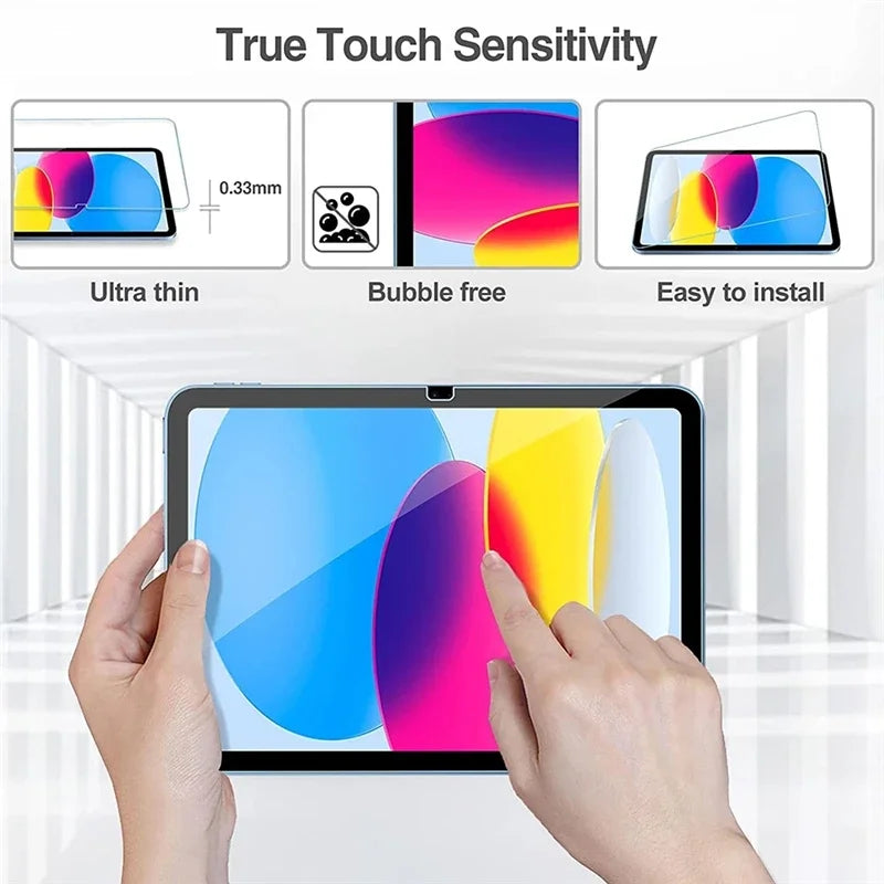 Tempered Glass Screen Protector for iPad 10th Generation (10.9-Inch) - 2 Pack