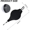 A black adjustable hanging plant pulley with a 0.78 inch diameter and an 8.26 inch length.