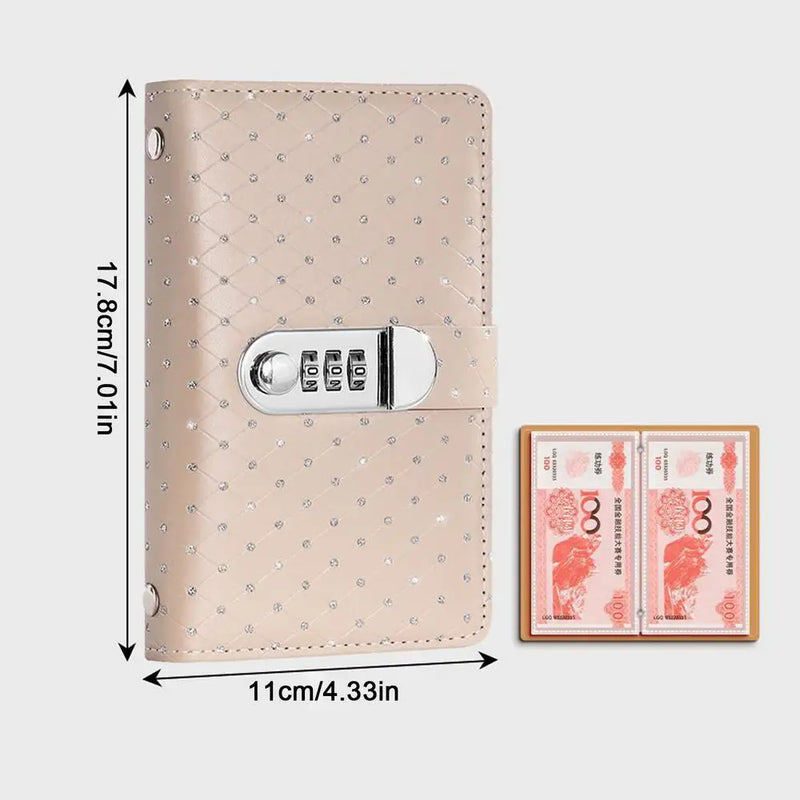 Secure Savings Challenge Book with 100 Envelopes