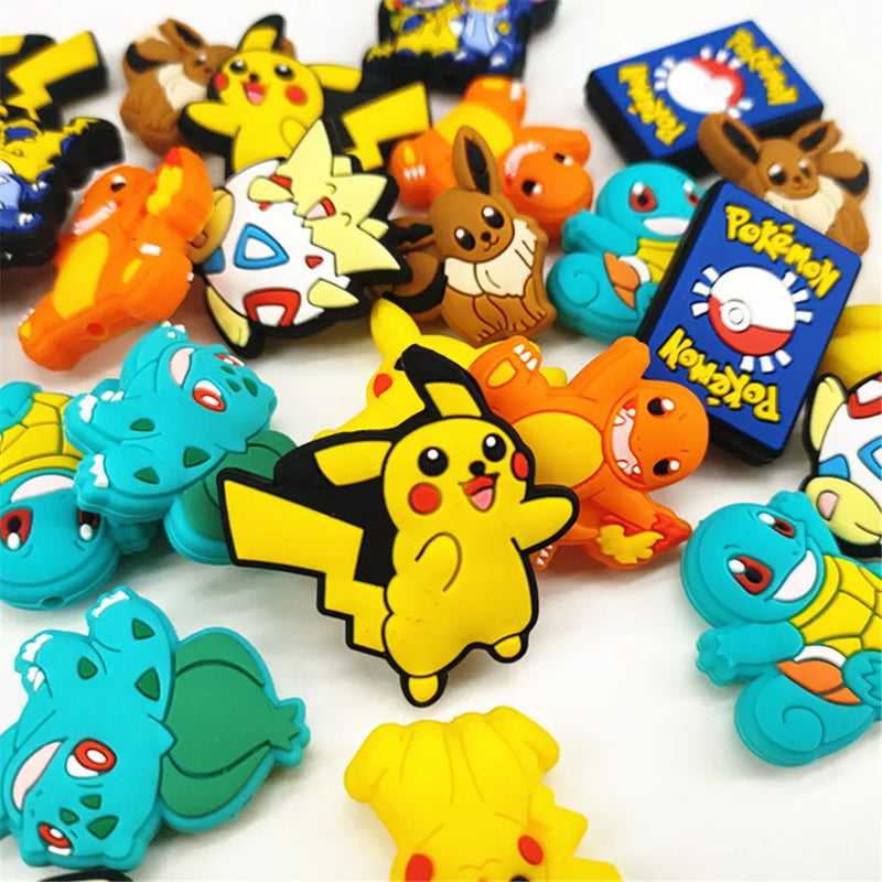Pokemon Silicone Teething Beads for Baby Jewelry